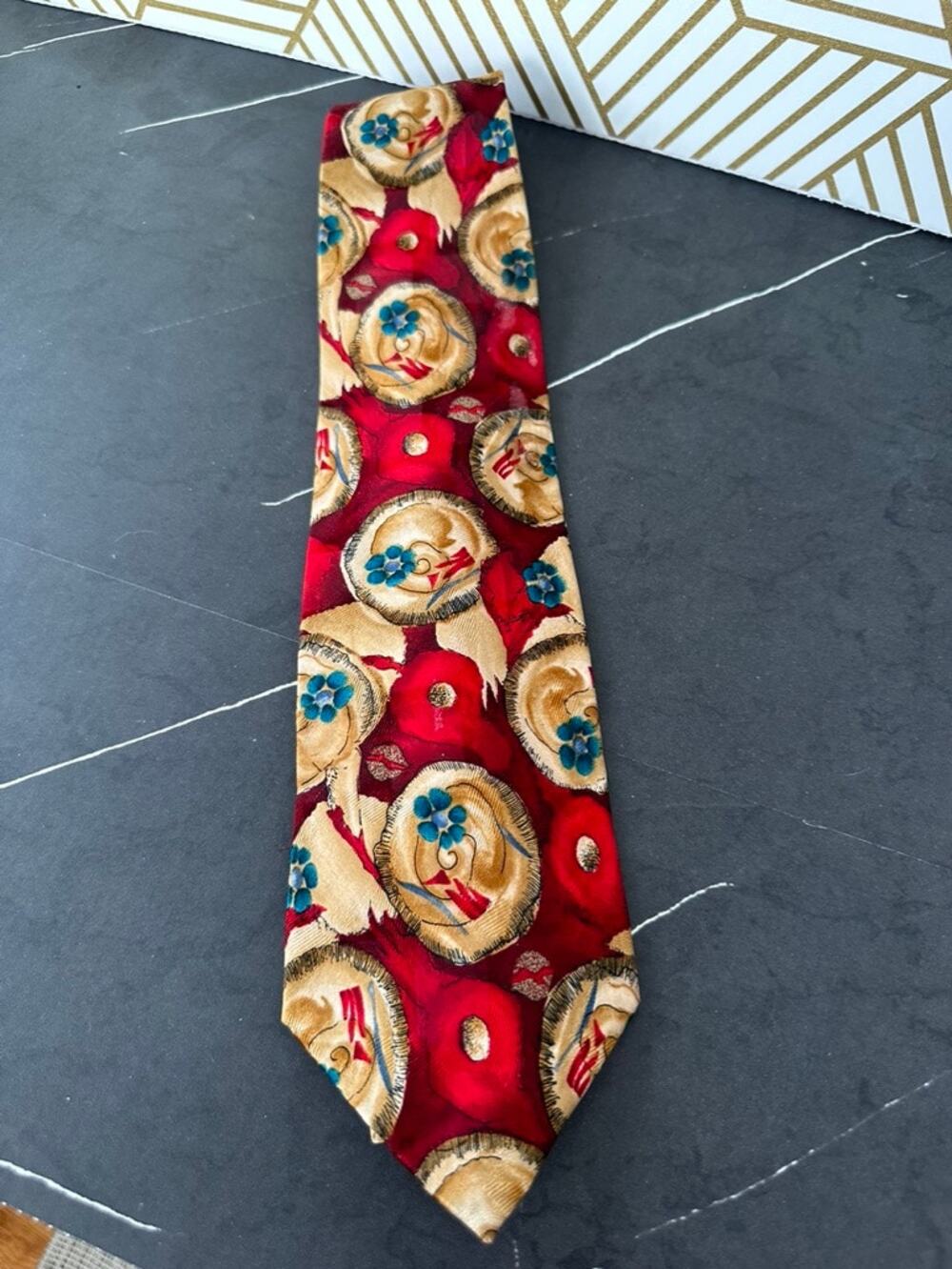 J. Garcia Men's 100% Silk Tie
